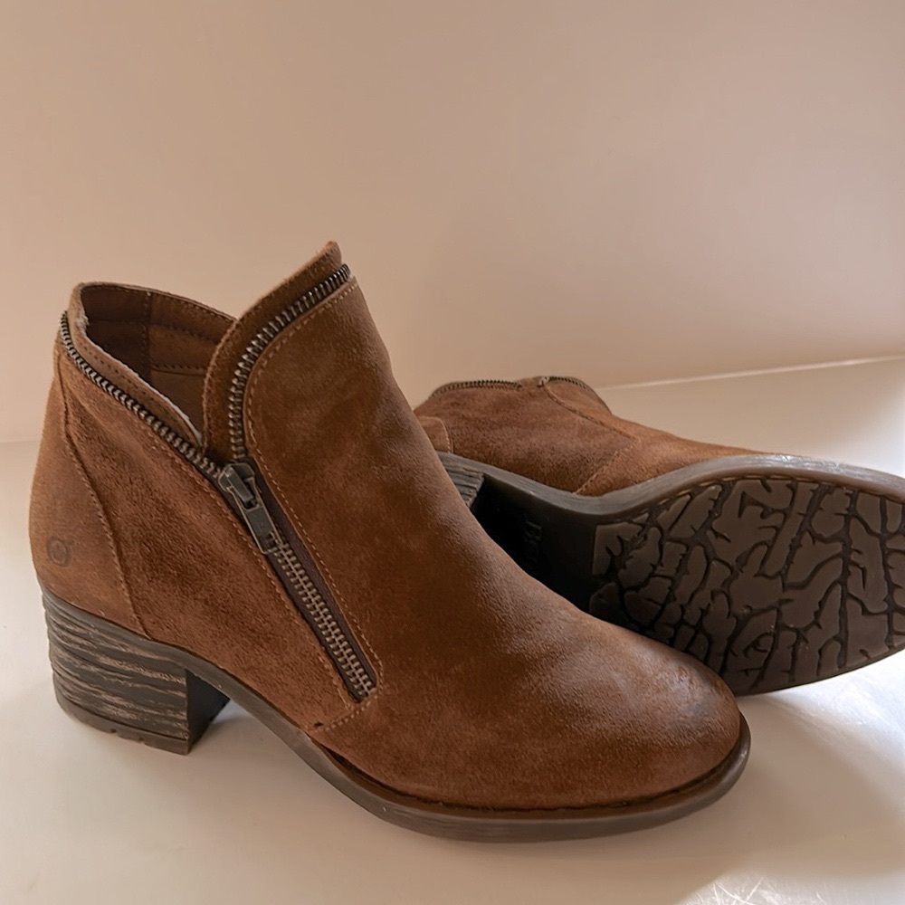Born Montoro II Distressed Suede Ankle Boot 8